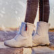 Classic winter warm and fleece anti-ski boots