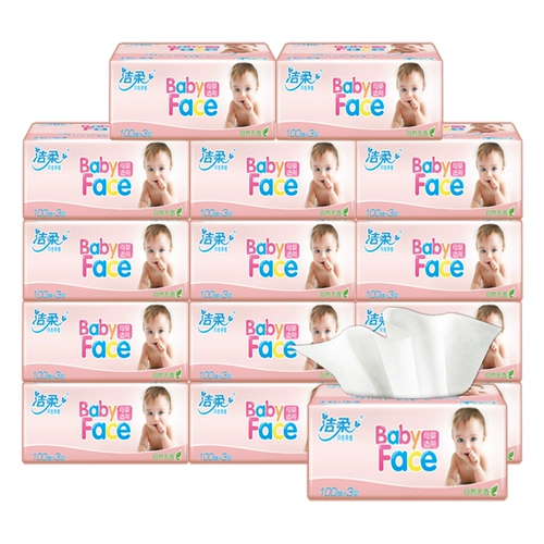 洁柔 Детские мягкие бумажные салфетки для младенца для домашнего использования