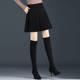 Pleated skirt with pockets, spring and autumn new elastic elastic waist skirt, covering the span and drape, versatile A-line skirt with high waist