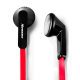 Newman PT880 red bass earphones high-fidelity high-definition sound quality HIFI playback 3.5MM anti-tangle earphones