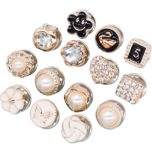 免缝纽扣暗扣女士防走光衬衫开衫装饰