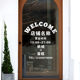 Business hours glass door sticker decorative advertising wall sticker