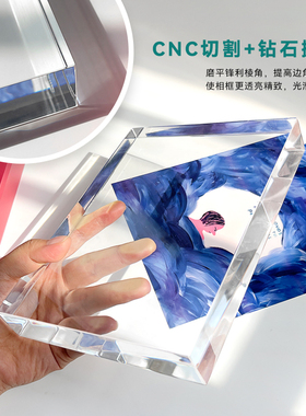 创意相框亚克力抽拉彩色