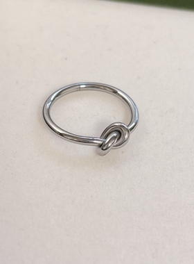 洗手不用摘，不掉色打结戒指金色