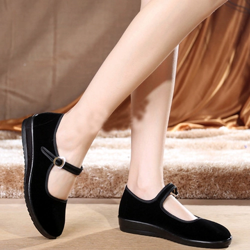 Старая пекинская черная ткань обувь девочек тест танцевальная обувь взрослые детские танце