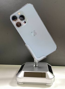 电动太阳能光能旋转展示台手机支架转盘底座柜台展示手机手办架子