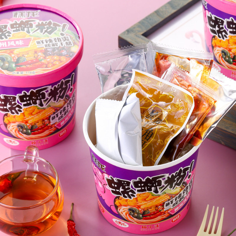 正宗螺蛳粉速食冲泡型整箱桶装广西柳州特产螺丝零食小吃休闲食品