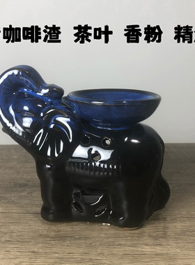陶瓷蜡烛香薰炉熏香灯精油按摩加热器皿可干烧茶叶香粉咖啡渣