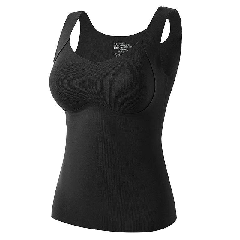 花姿彤椰油云感衣7A抑菌自带胸垫椰油保暖背心双面磨毛无痕方V领,淘宝优惠券,粉丝福利购,淘宝优惠卷