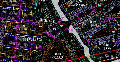 住宅总图彩平面cad居住小区建筑设计修建性详细规划拿地强排方案 - 图1