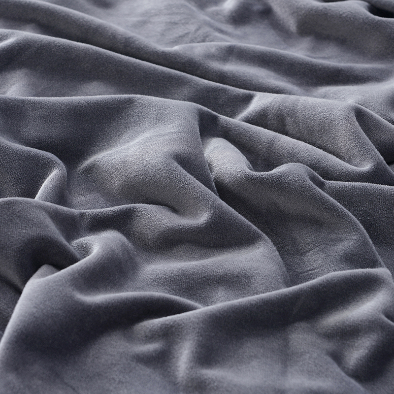 天鹅绒全包弹力床头罩套纯色布艺皮床木板床1.51.8米居家布艺防尘-图1