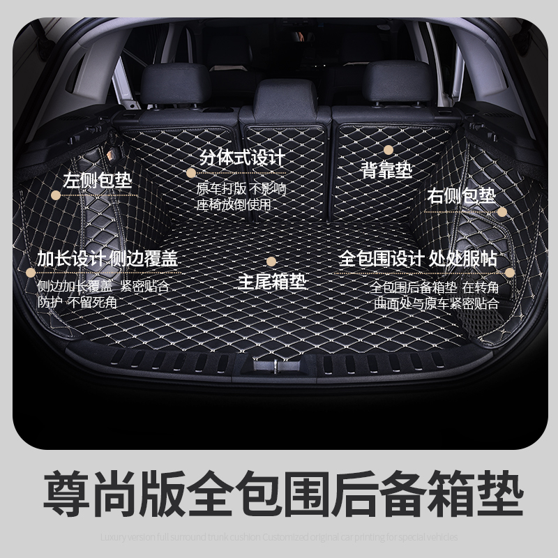 后备箱垫荣威imax8车rx8科莱威rx9汽车750全包围e950尾箱垫w5专用-图1