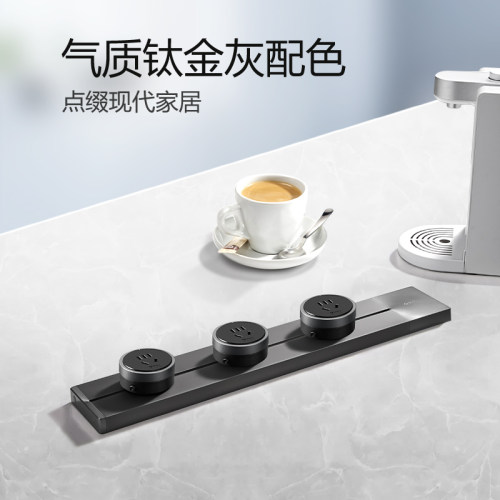 公牛轨道插座厨房专用餐边柜可移动家用电力导轨明装滑动轨排插排 - 图2