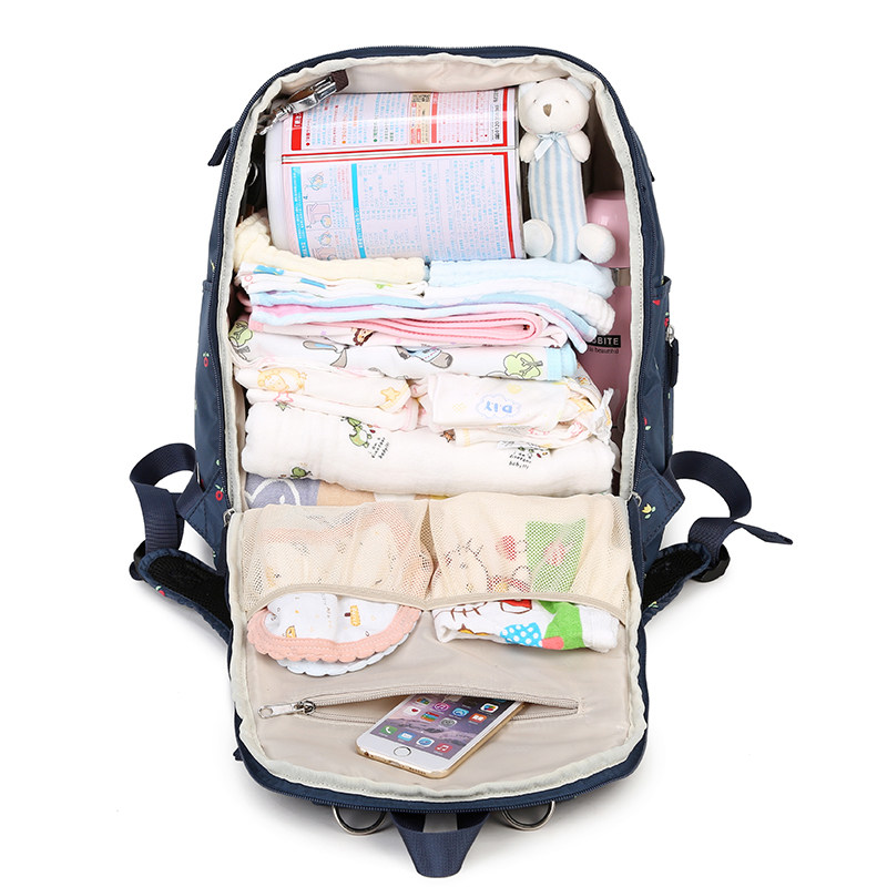 亚宾双肩妈咪包多功能大容量背包 亚宾妈咪包/袋