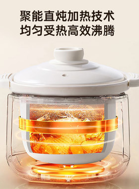 dretec多利科电炖锅陶瓷煲汤