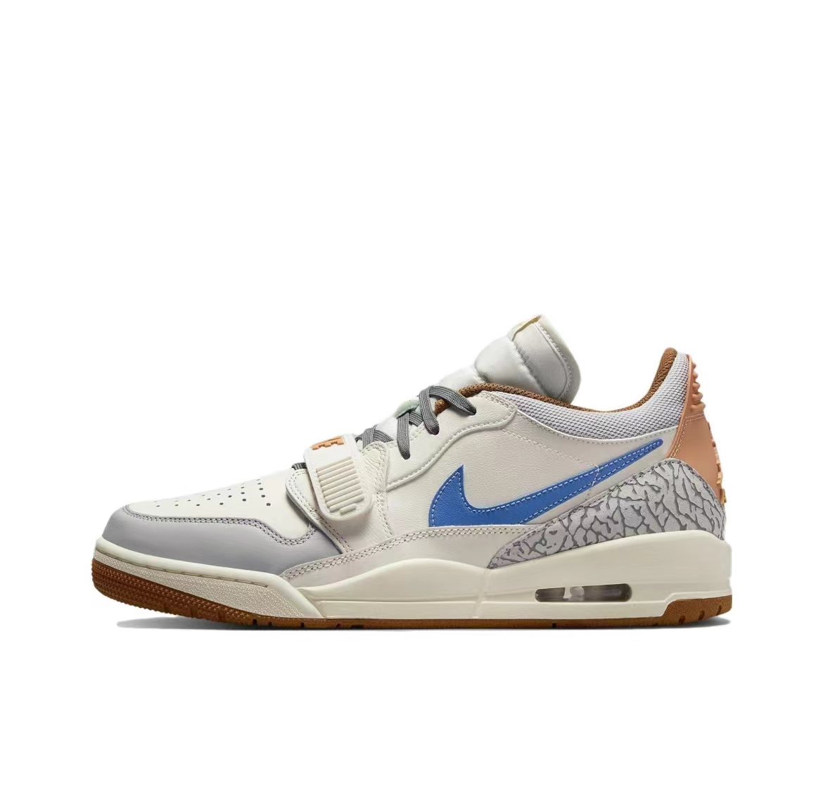 Jordan Legacy312龙年限定米灰蓝男子爆裂纹篮球鞋 HF0746-041 - 图3