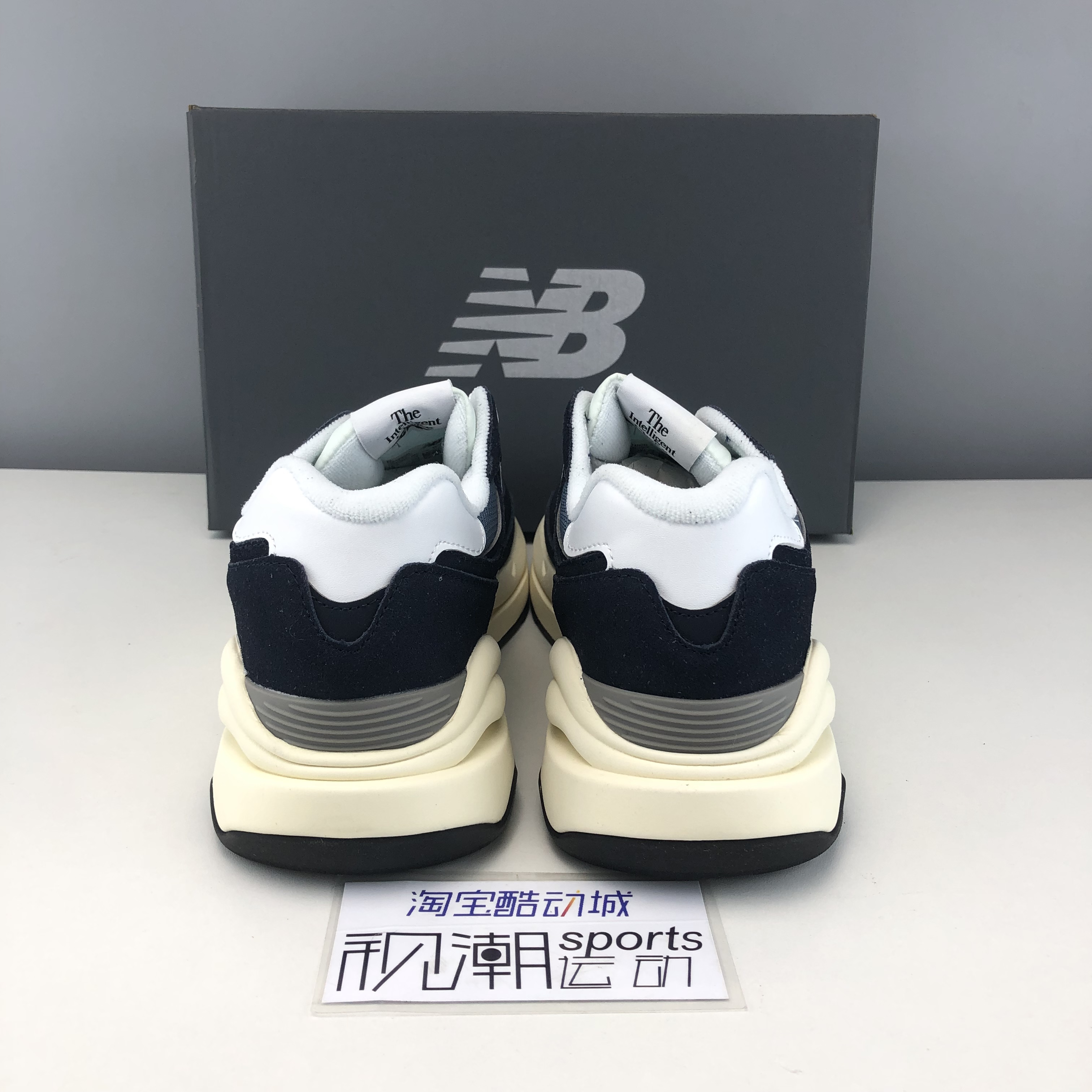 New Balance NB5740系列海军蓝男女复古低帮休闲跑步鞋 M5740CD - 图1