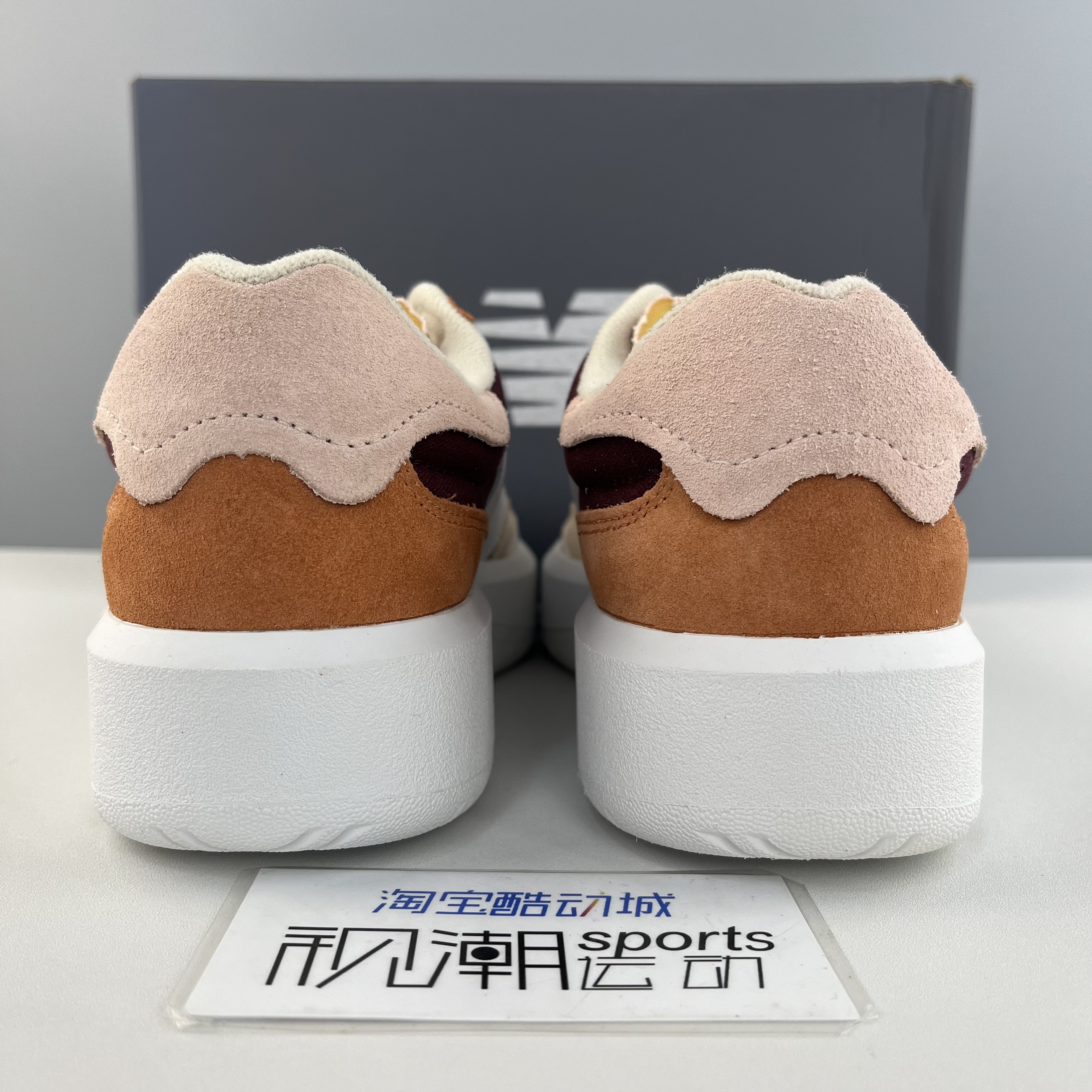 NewBalance NB302粉白男女IU同款拼色舒适耐磨休闲板鞋CT302MA-图1