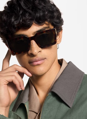 奢店代购2025新款 LV/路易威登 CLASH SQUARE豹纹太阳眼镜 Z2945E