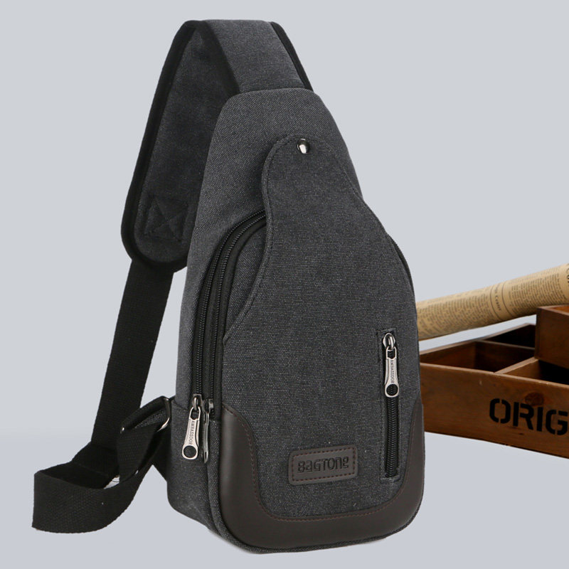 2020新款男士帆布包韩版斜挎包 佰彤男士包袋