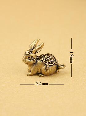 黄铜十二生肖招财进宝摆件
