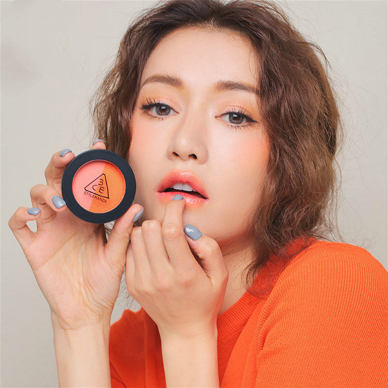 stylenanda官方3ce duo双色腮红 stylenanda海外腮红/胭脂