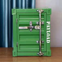 Retro doing old industrial wind Container nightstand Clothing Coffee Shop Bar Shop Window Folk accommodation storage swing pieces