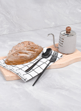 星韵样板间厨房摆件组合饰品不锈钢锅具砧板定制家居展厅厨房摆设