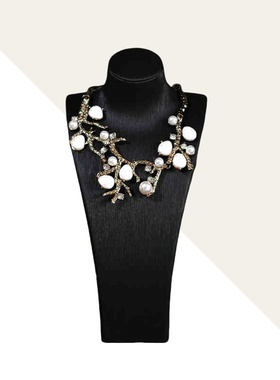 轻奢小香风兔毛桌垫梳妆台套装组合样板间衣帽间首饰模特项链耳环