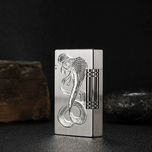 Высококлассная креативная медная зажигалка с боковым колесиком, Франция, делается под заказ