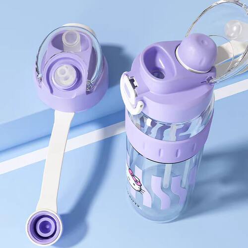 杯具熊大容量双饮运动水杯1100ml SY001【CH】 - 图2