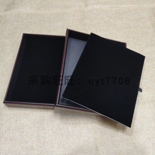 高档珠宝首饰饰品手表手机展示盘柜台托盘软皮质绒布展示道具定做 - 图2