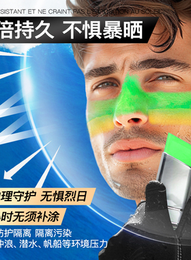 法国iLab艾莱博彩色物理防护小银棒冰爽防水浮潜冲浪泥珊瑚友好