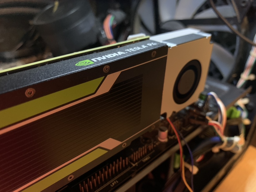 NVIDIA Tesla P4 M4 T4显卡改装主动涡轮散热风扇静音4线PWM-图0