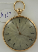 18K Kim pushes the second to the Golden Reed Nostalgometer (antique timekeeper)