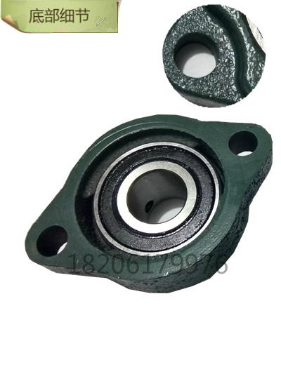 菱形短脚轴承座带轴 SBLF208 SBLF209 LF210 LF211 LF212带轴承 - 图3