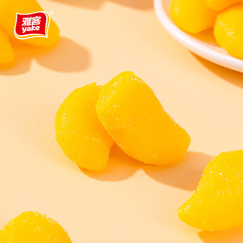 雅客芒果软糖水果味口味休闲糖果婚庆喜糖芒果味软糖袋装糖果200g,淘宝优惠券,粉丝福利购,淘宝优惠卷