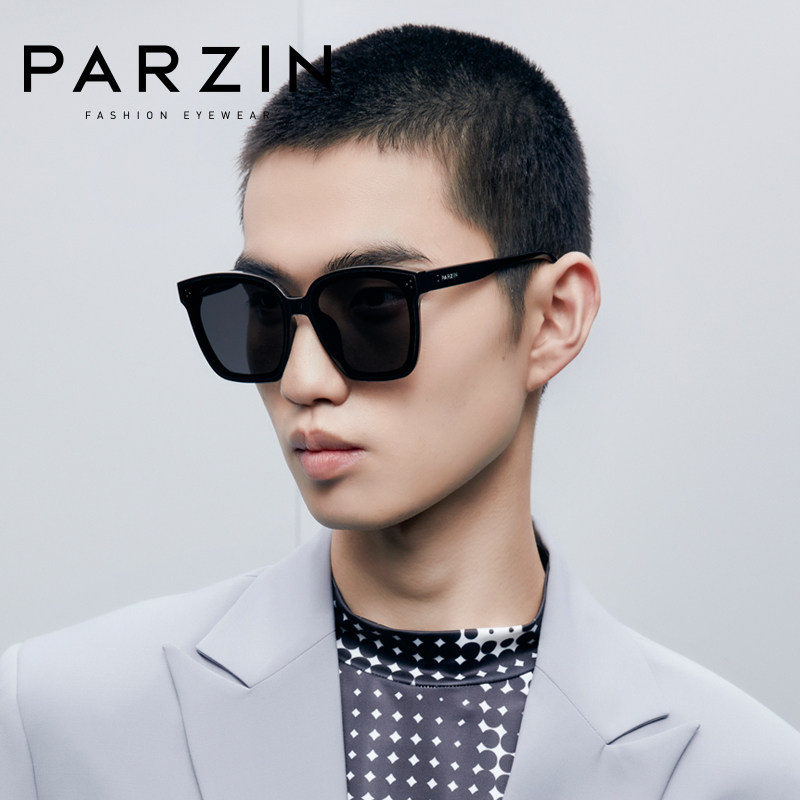 帕森男士黑色大框开车强光潮驾驶镜 帕森太阳眼镜