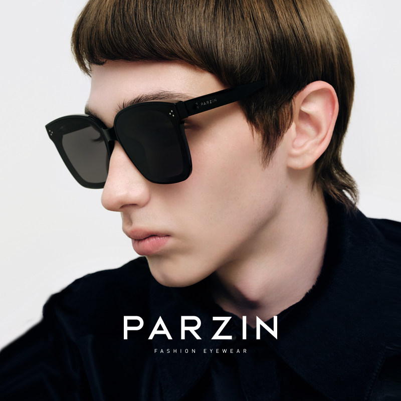 帕森男士黑色大框开车强光潮驾驶镜 帕森太阳眼镜