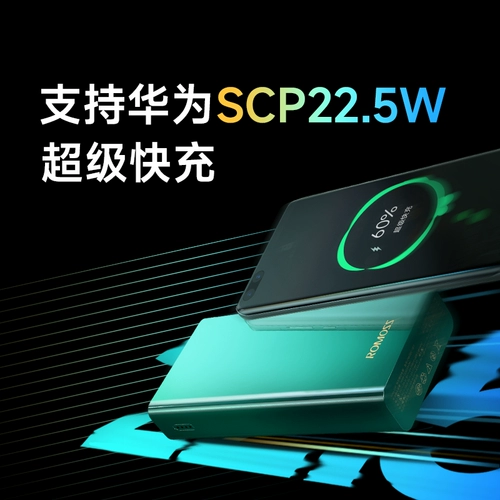 ROMIS 20000 MAH Зарядка сокровища 22,5 Вт быстрая зарядка Flash Заряд