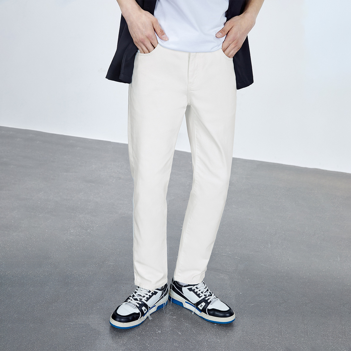  太平鸟男装牛仔裤