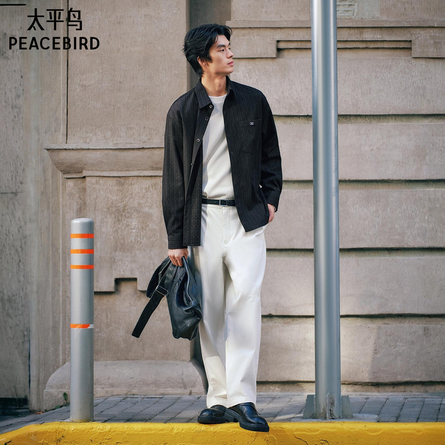 【所有女生的衣橱直播间】太平鸟男装 肌理/刺绣/拼接/暗纹衬衫