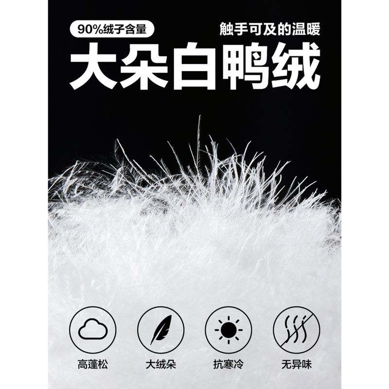 太平鸟连帽男2022年冬季新款羽绒服 太平鸟男装羽绒服