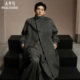 Peacebird men's wool coat winter long double-sided wool coat