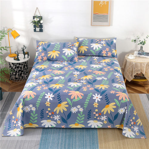 加厚纯棉老粗布床单单件单人双人帆布棉睡单炕单两三件套 - 图2