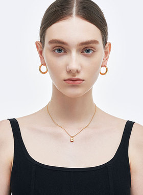 Josyandlove高级感爱心锁头项链