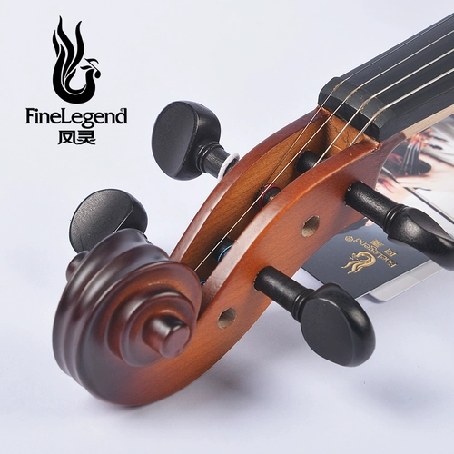 凤灵 Скрипка для начинающих, профессиональные музыкальные инструменты для школьников для взрослых, «сделай сам»