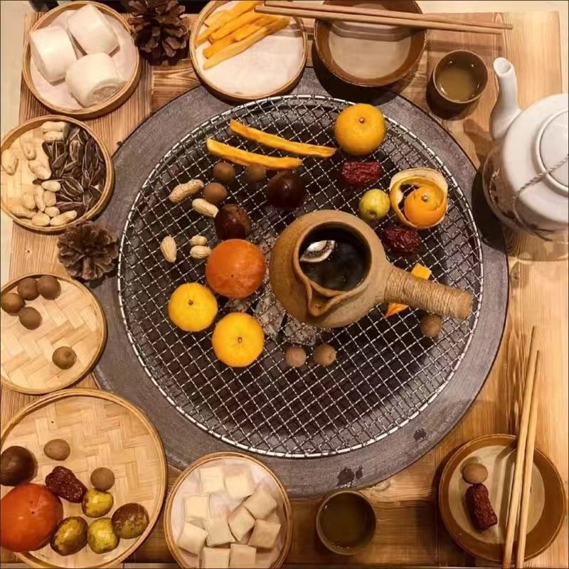 围聚煮茶炭火炉老式碳炉柴火炉多功能烤炉冬天室内取暖实木炭火盆,淘宝优惠券,粉丝福利购,淘宝优惠卷