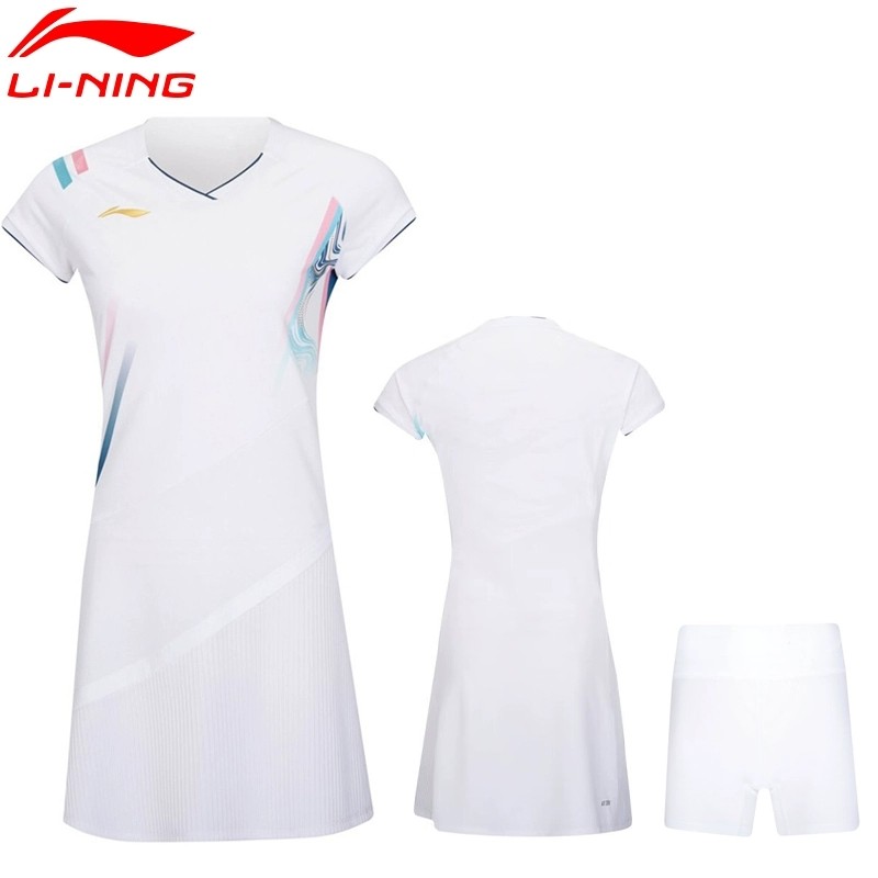 Lining李宁ASKV286羽毛球服连衣裙女款球星大赛款速干透气防走光,淘宝优惠券,粉丝福利购,淘宝优惠卷