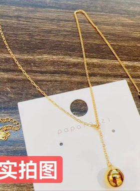 越南沙金有求必应项链女款时尚百